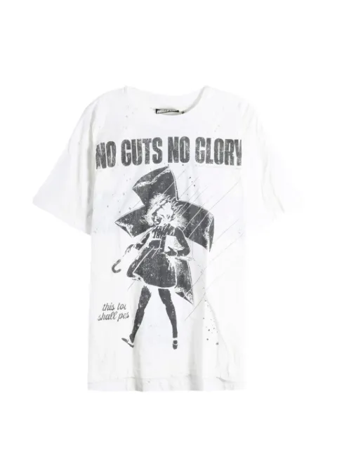 HELLSTAR Carry Your Cross graphic-print distressed T-shirt
