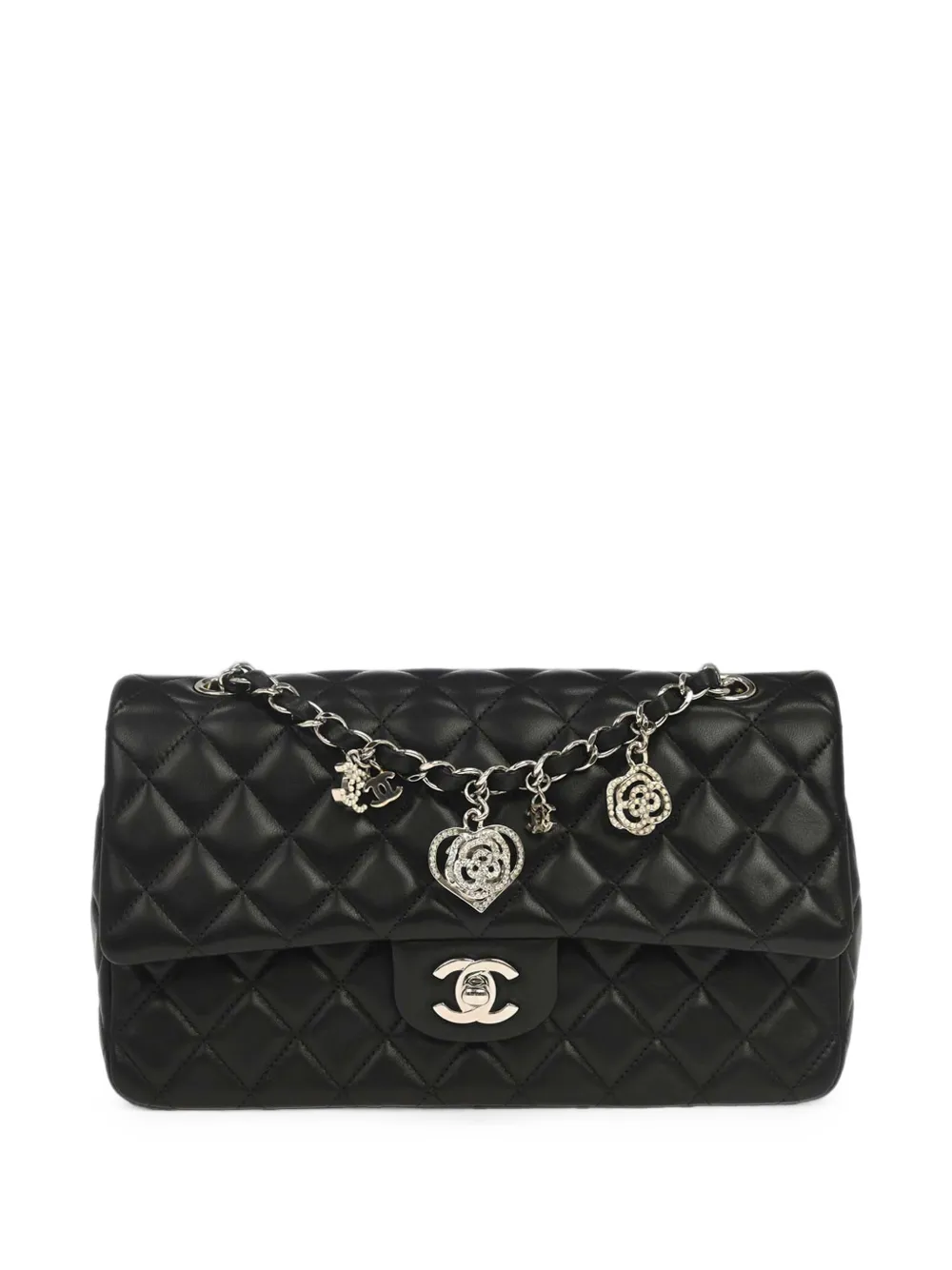 CHANEL Pre-Owned 2014 Valentine Single Flap shoulder bag - Black