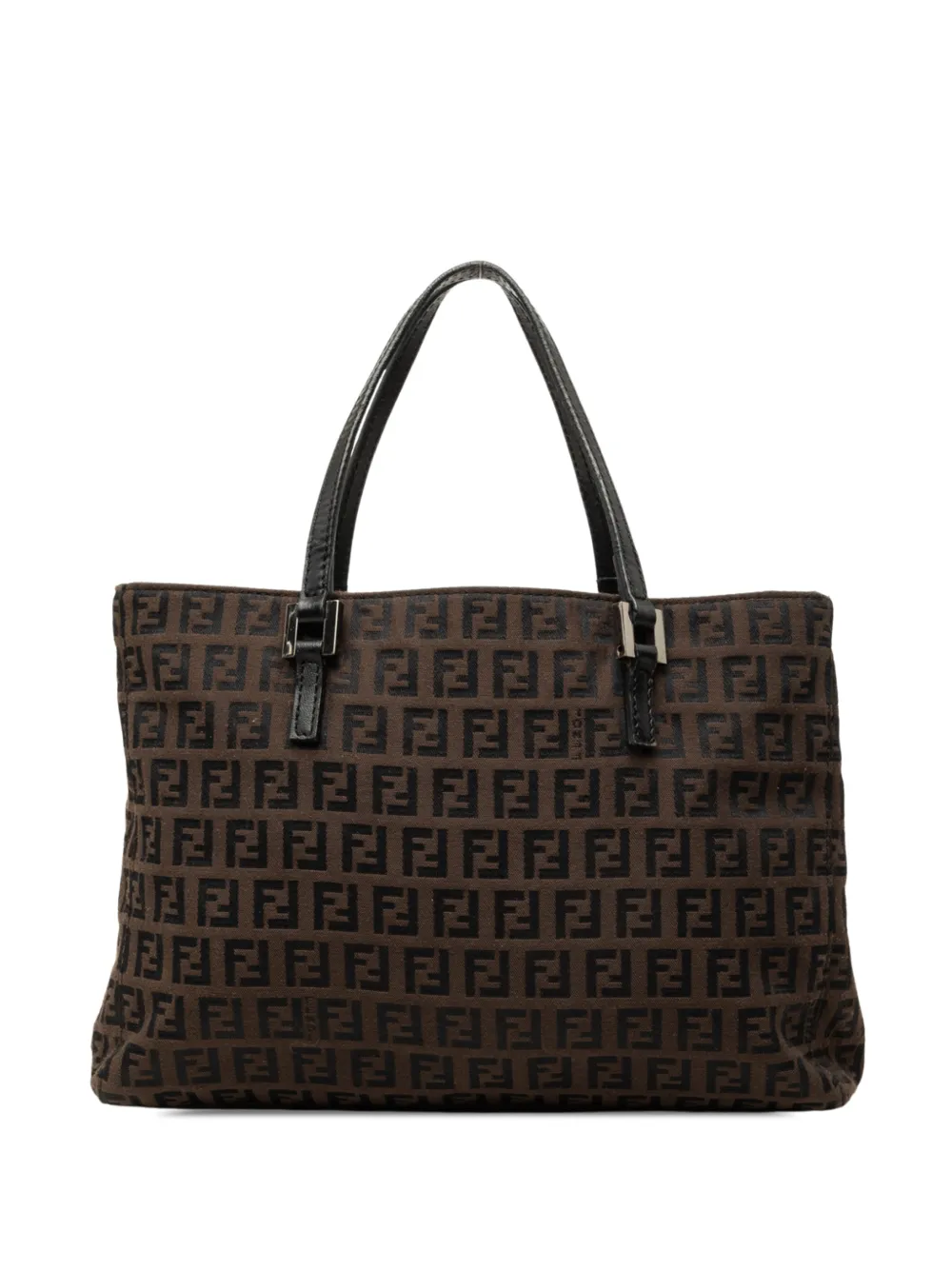 Fendi Pre-Owned 2000-2010 Zucchino Canvas handbag - Brown