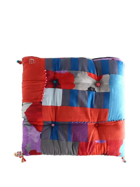 Pero Patchwork-Kissen mit Quasten