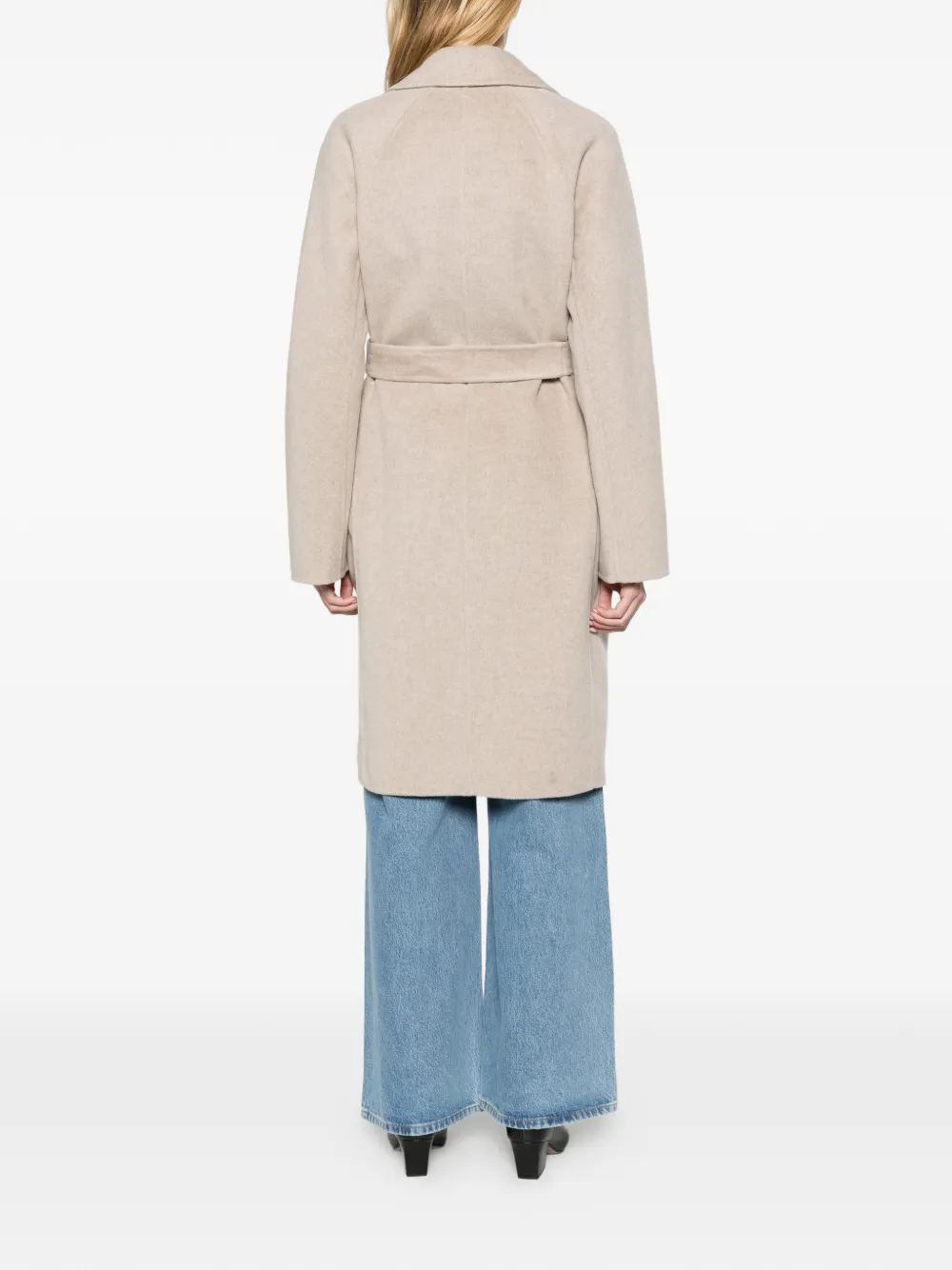 Max Mara cashmere robe coat sand Beige