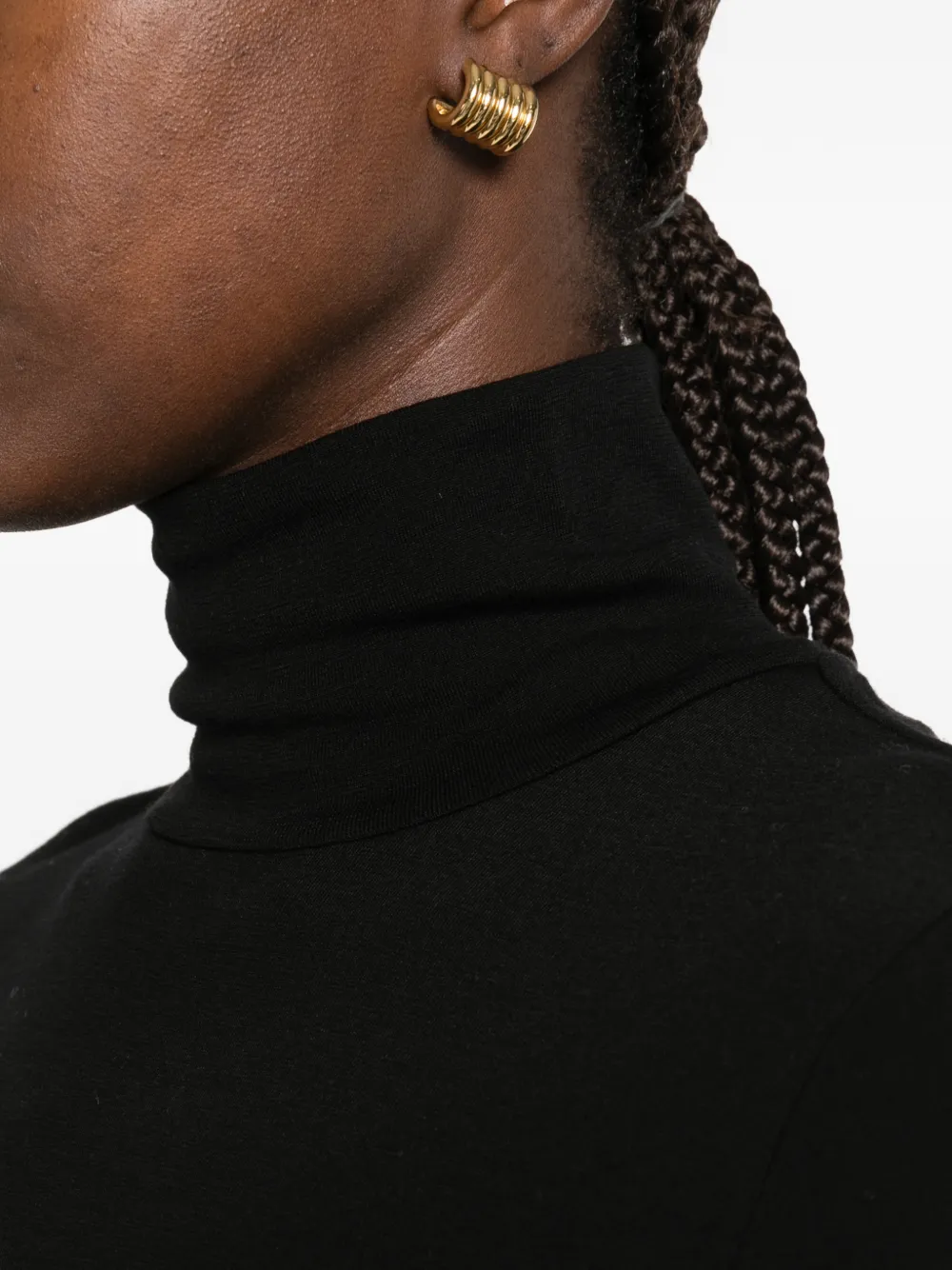 Loro Piana Mutisia roll-neck sweater Zwart