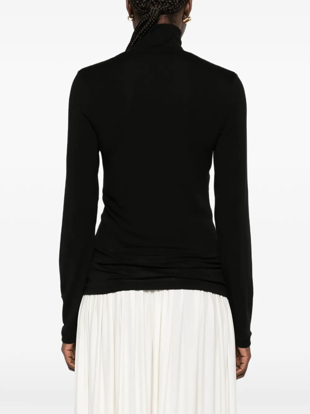 Loro Piana Mutisia roll-neck sweater Zwart