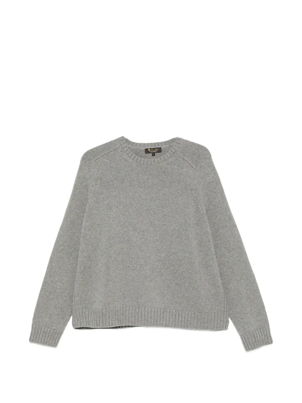 Loro Piana Parksville crew neck sweater Grijs