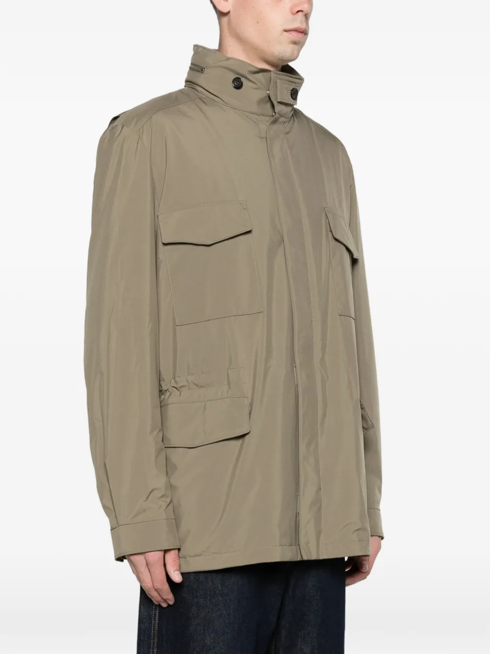 Loro Piana Windmate Traveller field jacket Beige