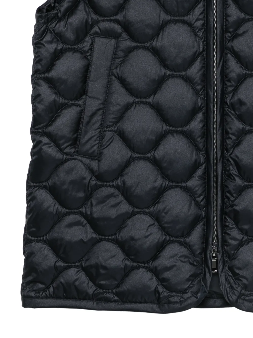 Luisa Cerano Bodywarmer met capuchon Blauw