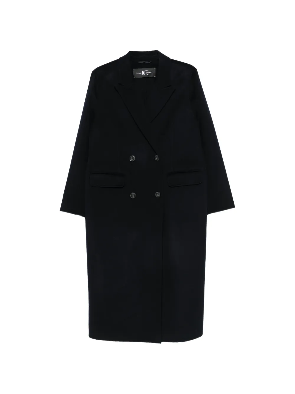 Luisa Cerano double-breasted notched-lapels coat