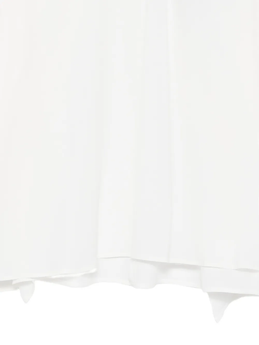 Luisa Cerano ruffled high-neck blouse Wit