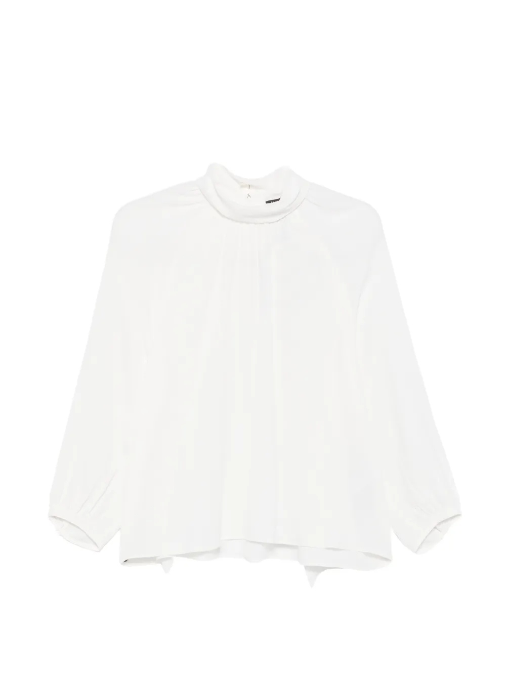 Luisa Cerano ruffled high-neck blouse