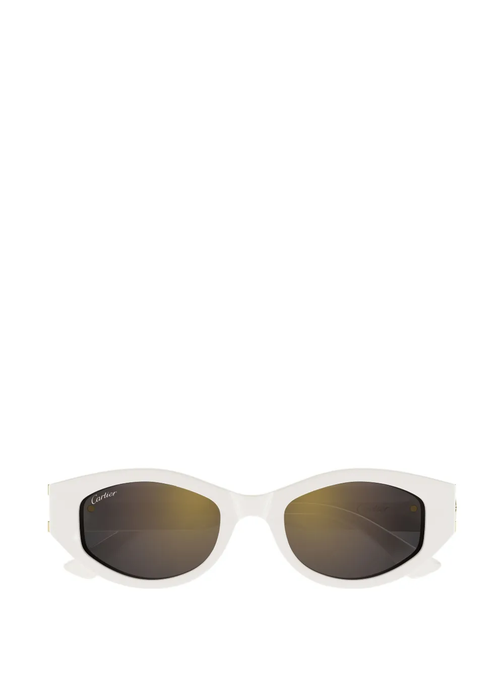 Cartier Eyewear C de Cartier geometric-frame sunglasses - Bianco