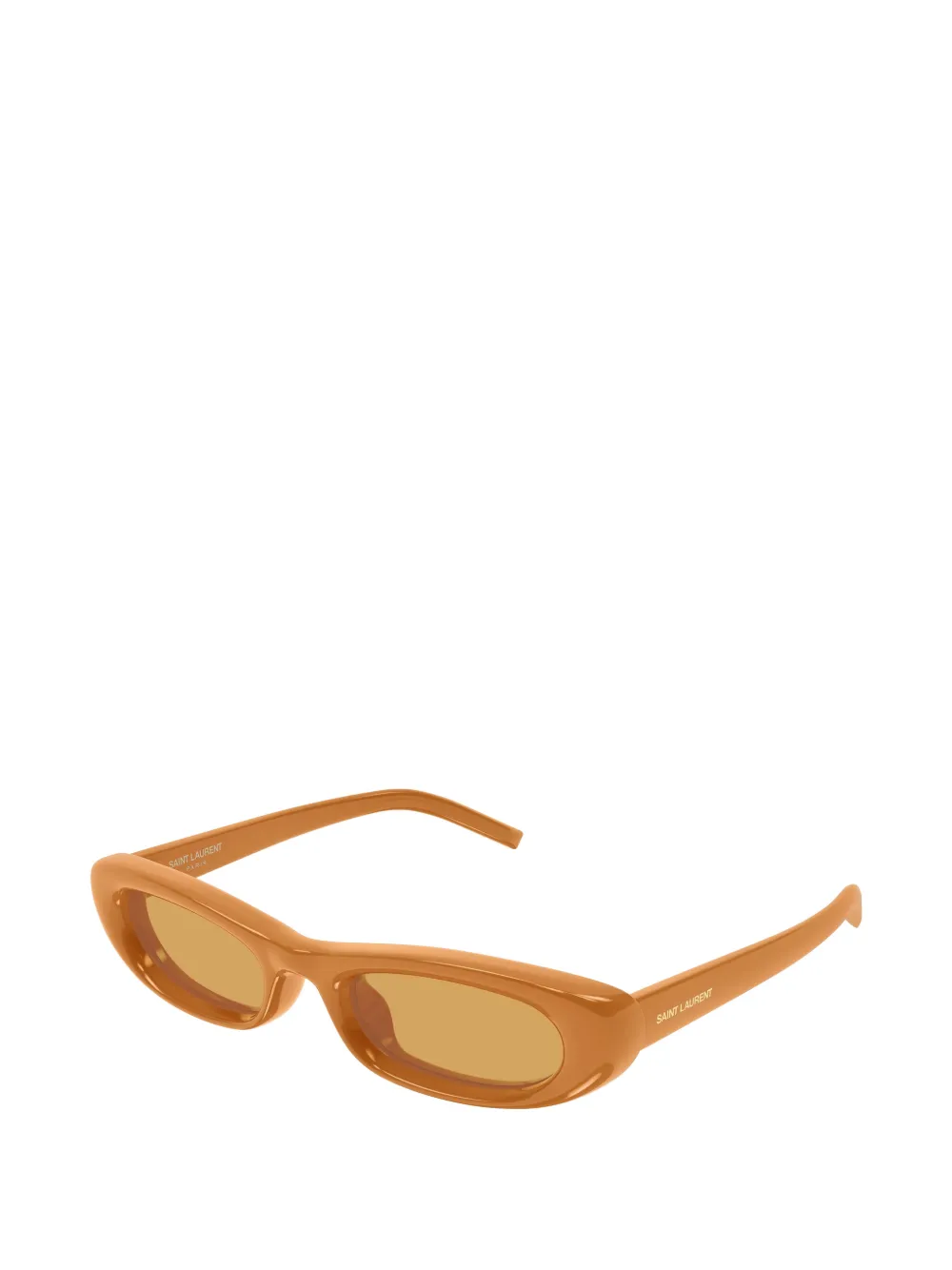 Saint Laurent Eyewear SL 557 Shade Plump oval-frame sunglasses Oranje