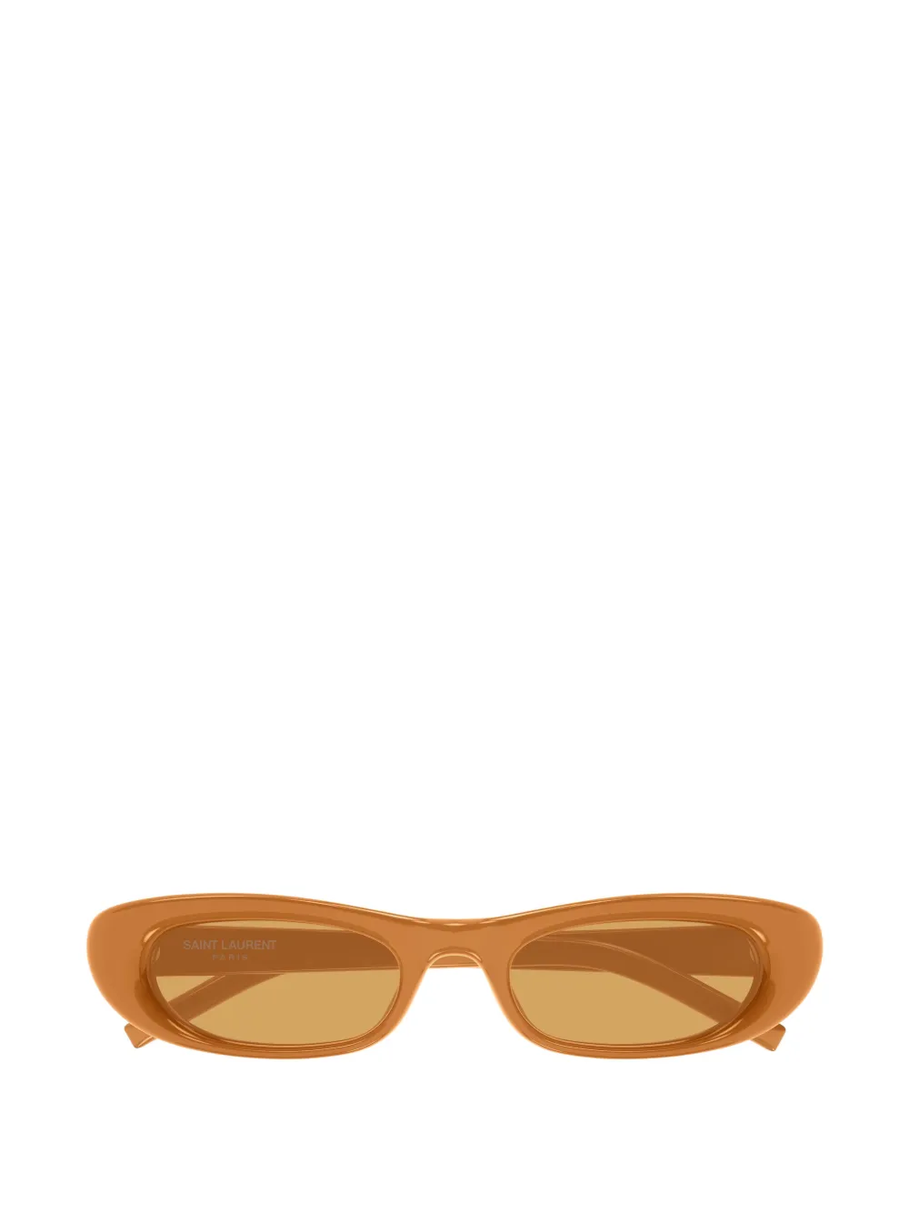 Saint Laurent Eyewear SL 557 Shade Plump oval-frame sunglasses Oranje
