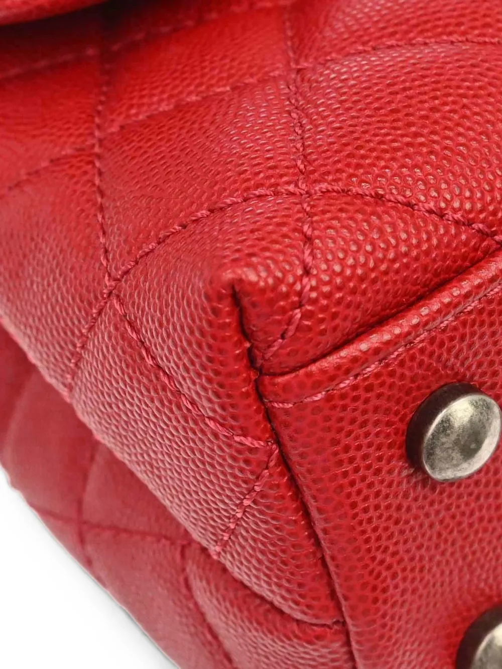 CHANEL Pre-Owned 2016 Coco Handle gewatteerde shopper Rood