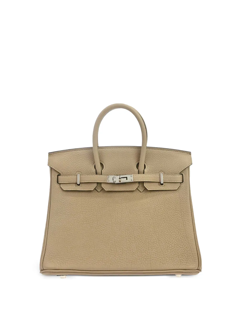 Hermès Pre-Owned 2016 25 Birkin Togo-leather tote bag - Neutrals