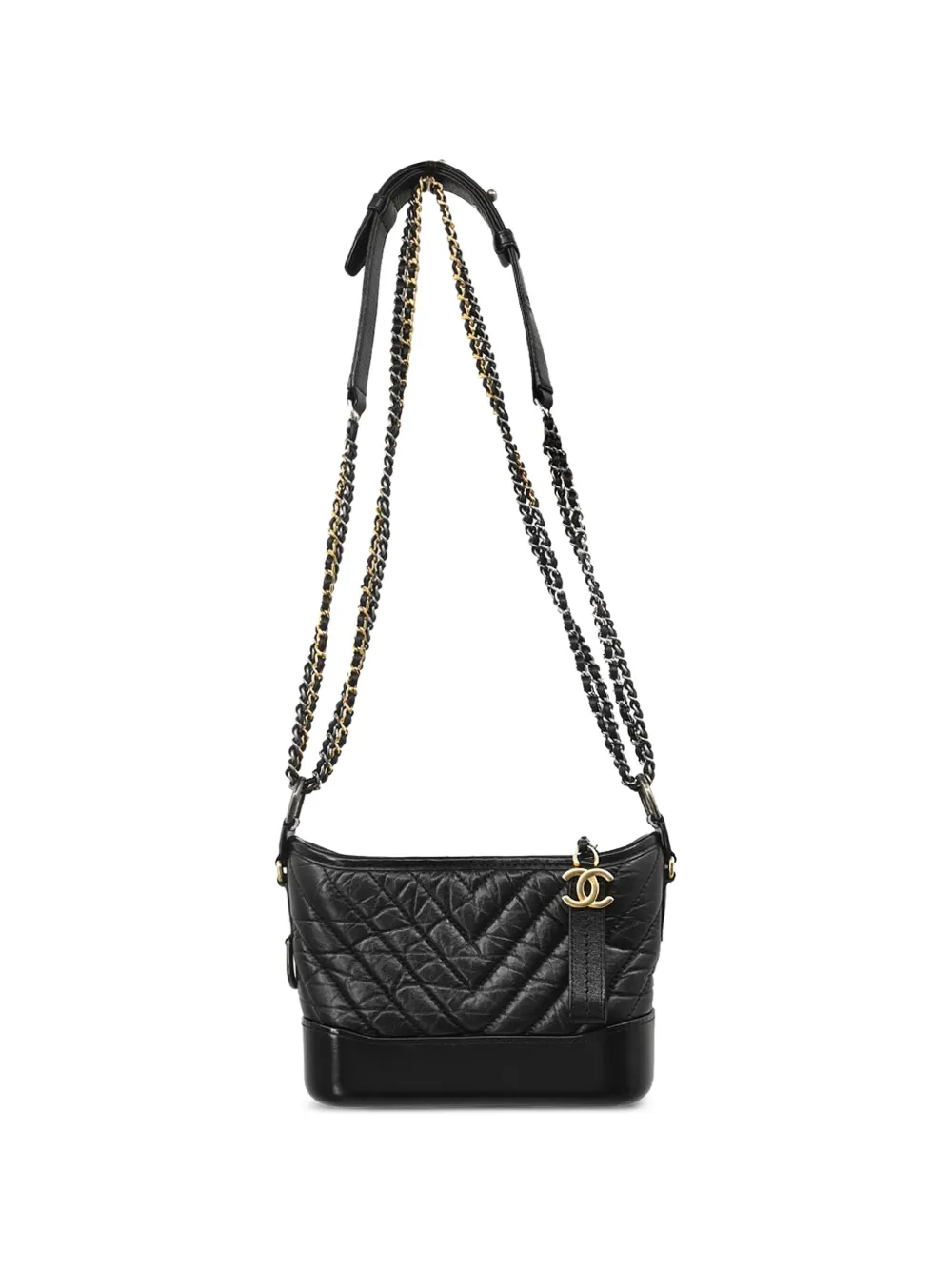 CHANEL Pre-Owned 2019 Gabrielle mini bag - Nero