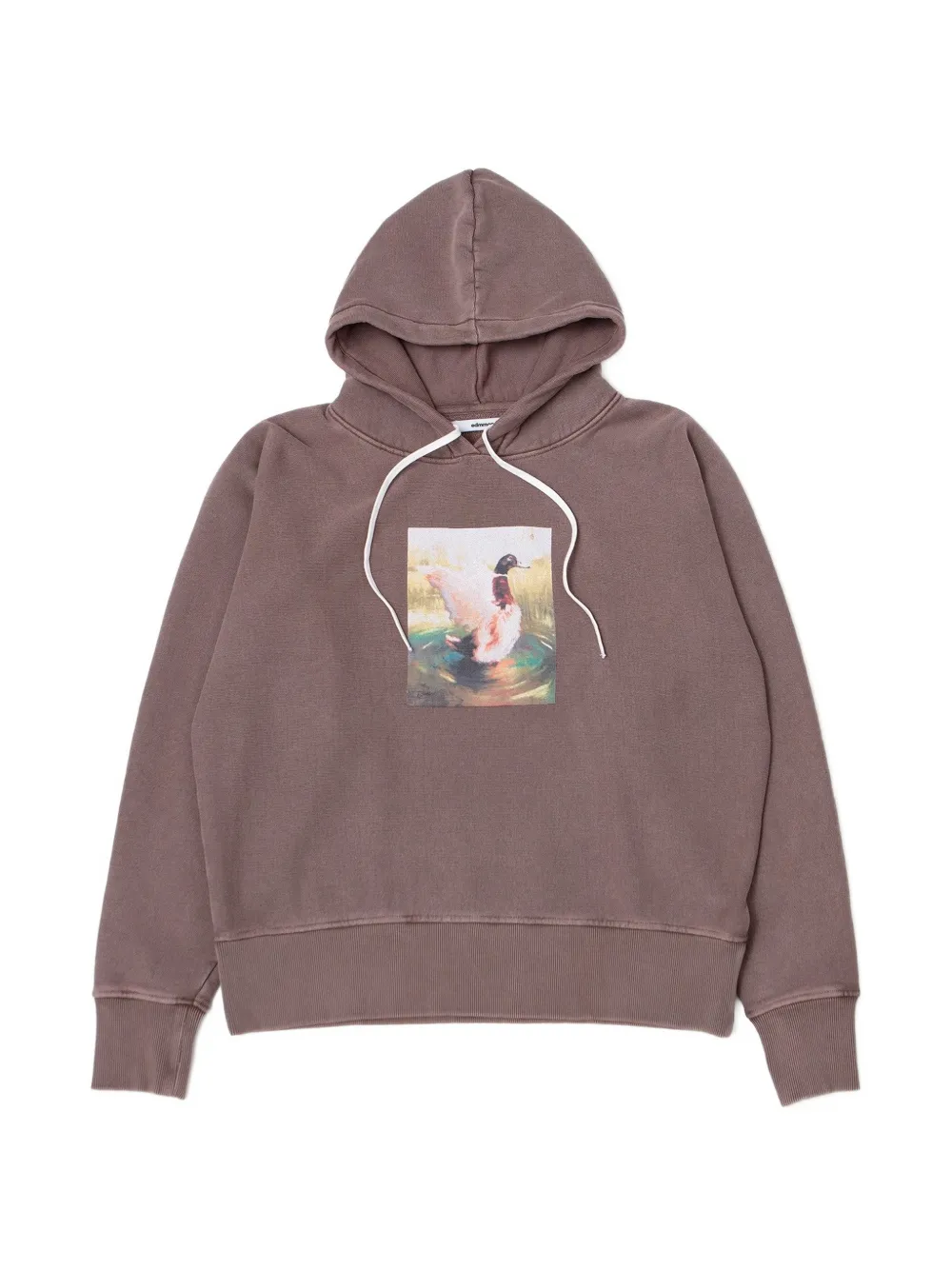 Edmmond Studios Tour duck-print hoodie - Braun