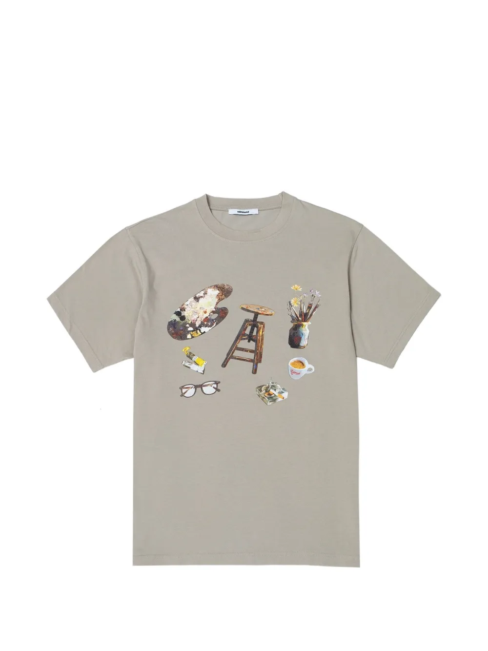 Edmmond Studios graphic-print T-shirt | Neutrals | Image 1