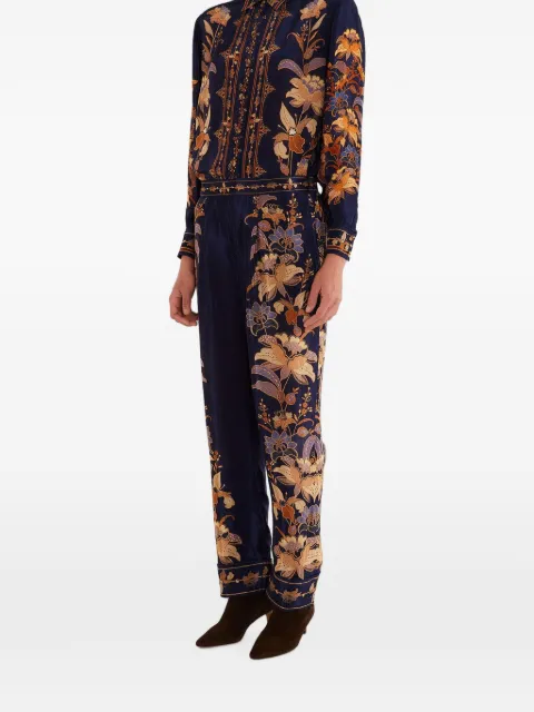 FARM Rio Lara floral-print trousers
