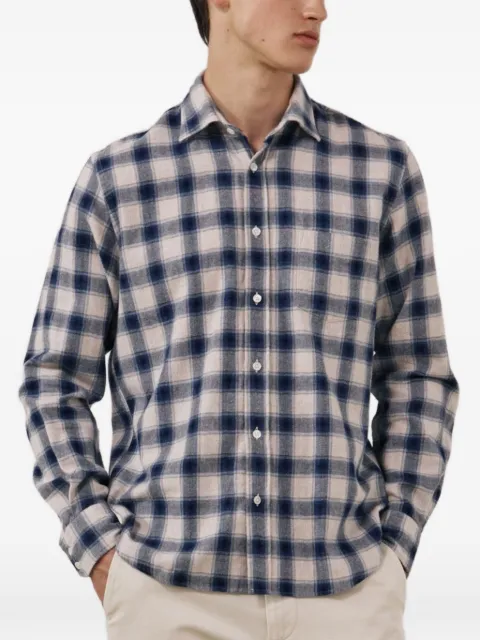 HARTFORD Paul check-print long-sleeve shirt