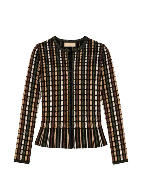 Ulla Johnson Zora geometric-pattern knitted cardigan