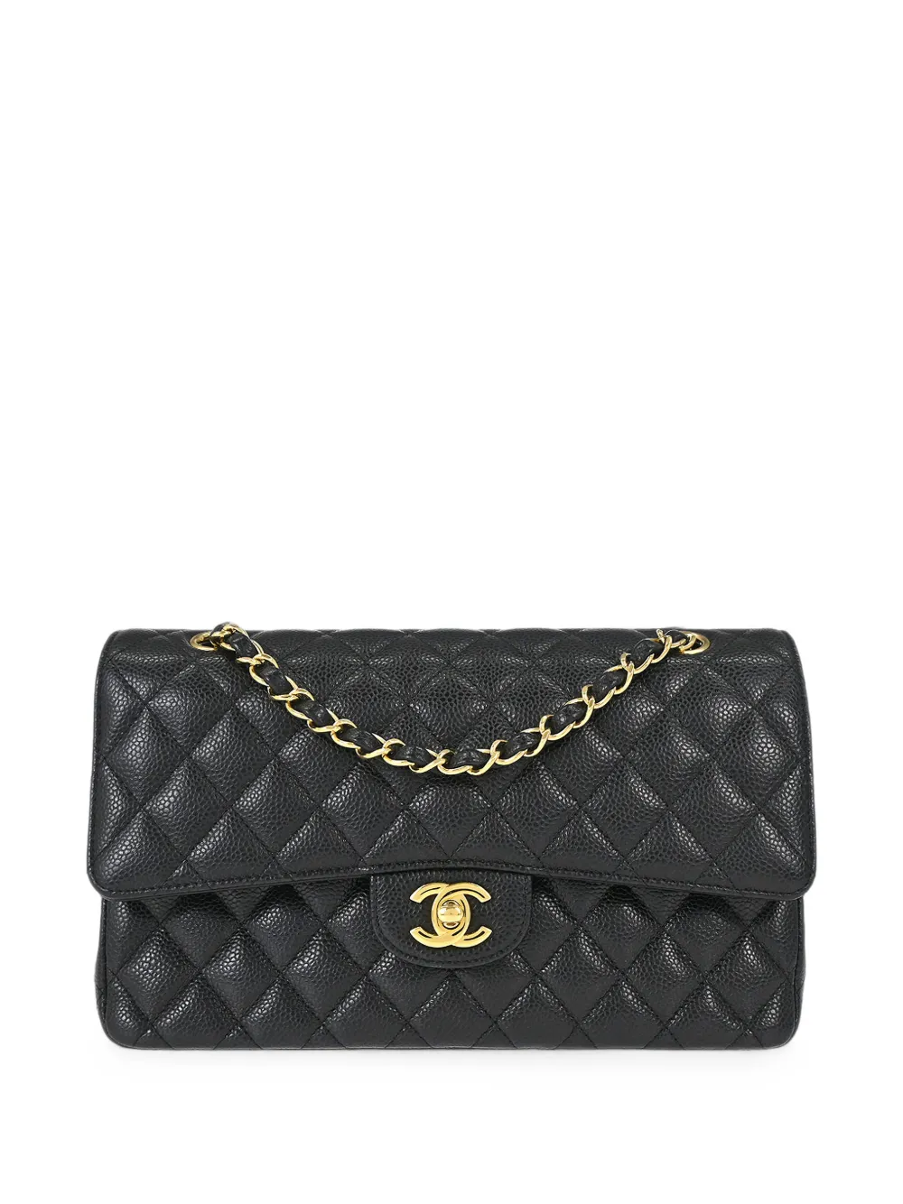 CHANEL Pre-Owned 2019 medium Classic Double Flap shoulder bag - Nero