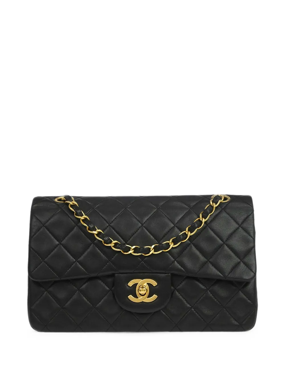 CHANEL Pre-Owned 1992 small Classic Double Flap clutch bag - Nero