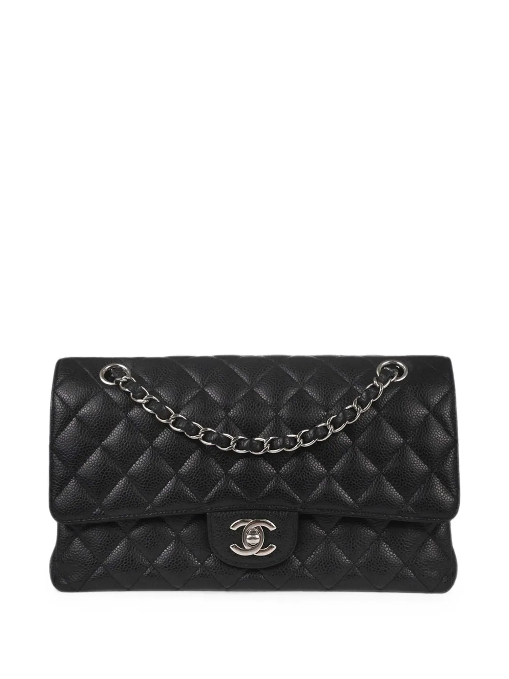 CHANEL Pre-Owned 2017 medium Classic Double Flap shoulder bag - Nero