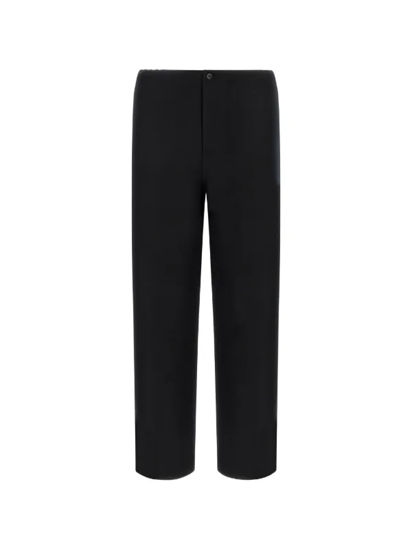 Extreme Cashmere Giorgio Straight-leg Trousers in Black