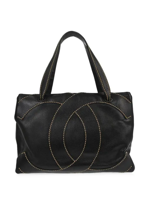 CHANEL Pre-Owned 2005 CC stitch tote bag