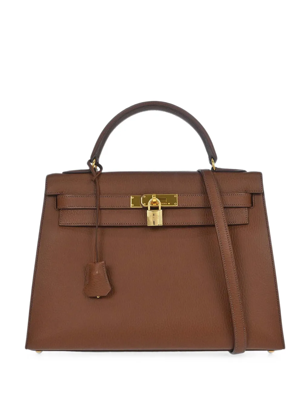 Hermès Pre-Owned 1998 Kelly Sellier Handtasche 32cm - Braun