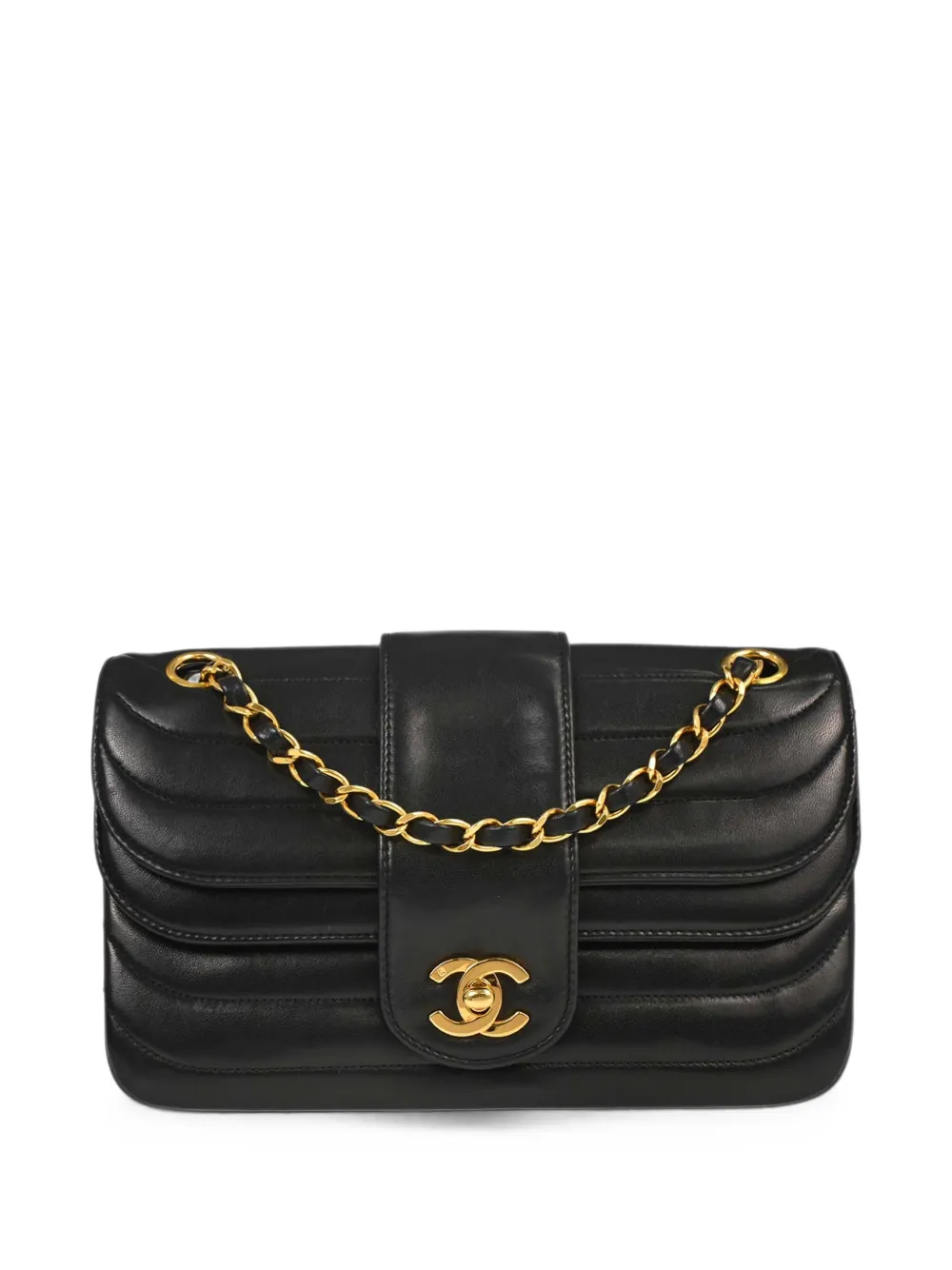 CHANEL Pre-Owned 1992 small Double Flap shoulder bag - Nero