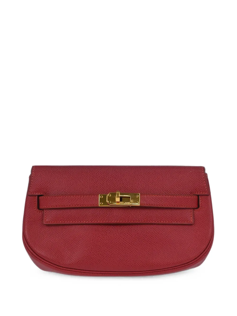 Hermès Pre-Owned 1994 Banana Kelly clutch bag - Red
