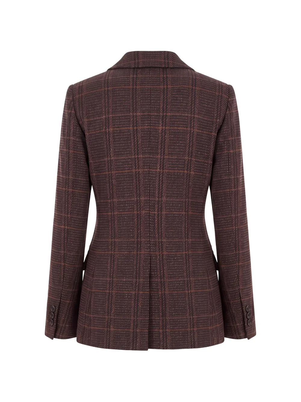 Max Mara wool and cotton single-breasted blazer Bruin