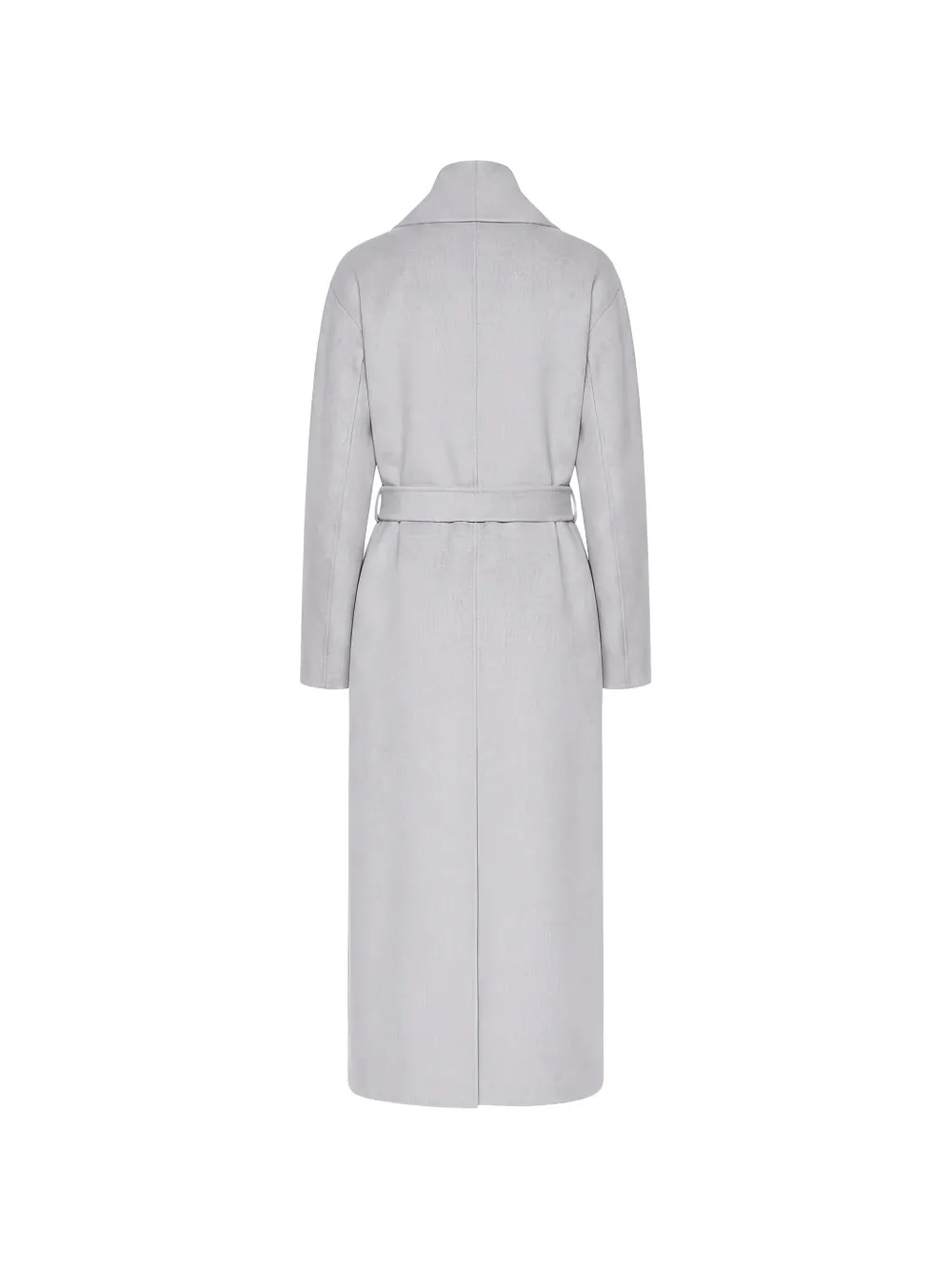 'S Max Mara Anna wollen jas met ceintuur Grijs