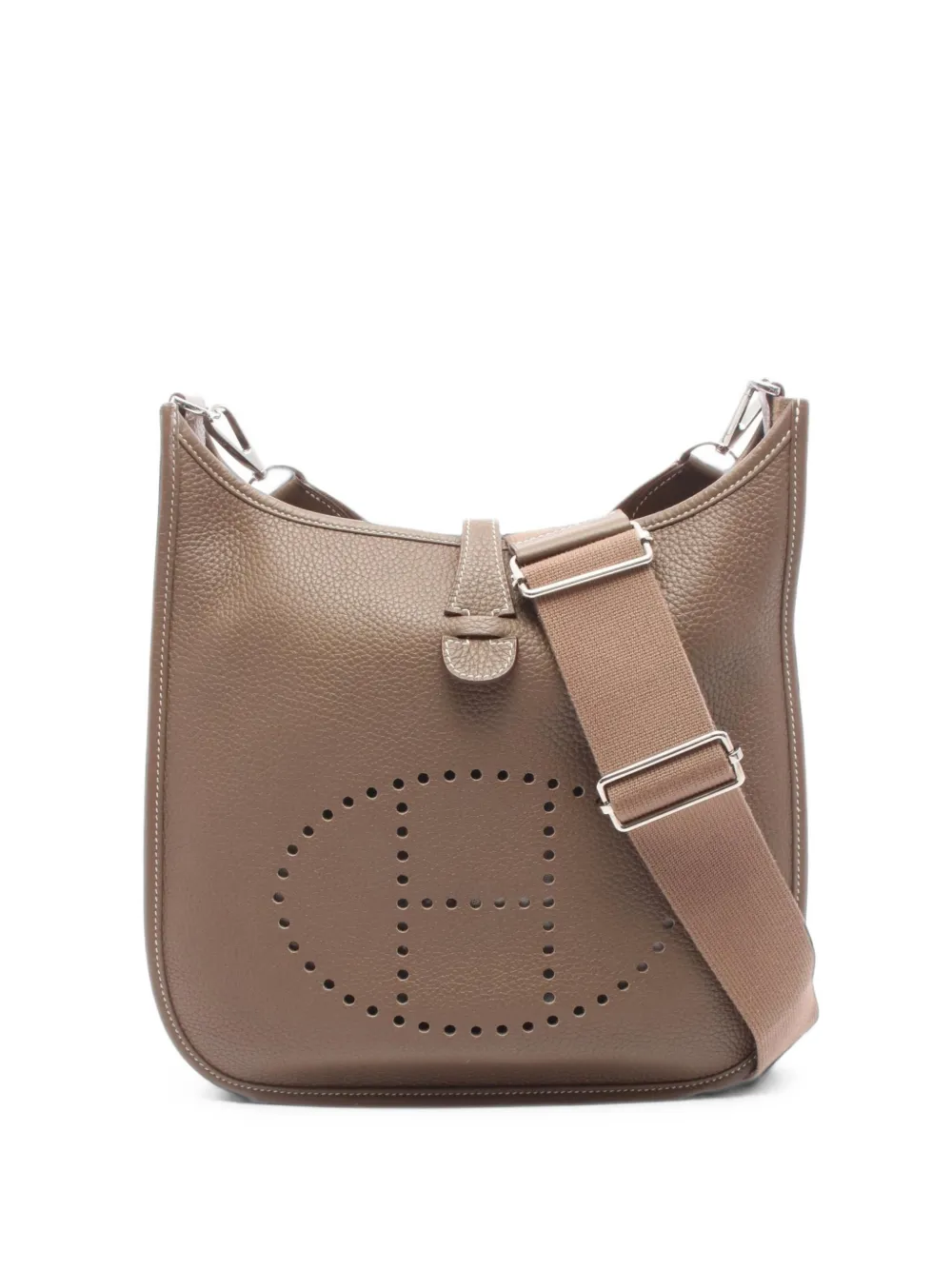 Hermès Pre-Owned 2021 PM Evelyn 3 Troyes shoulder bag - Marrone