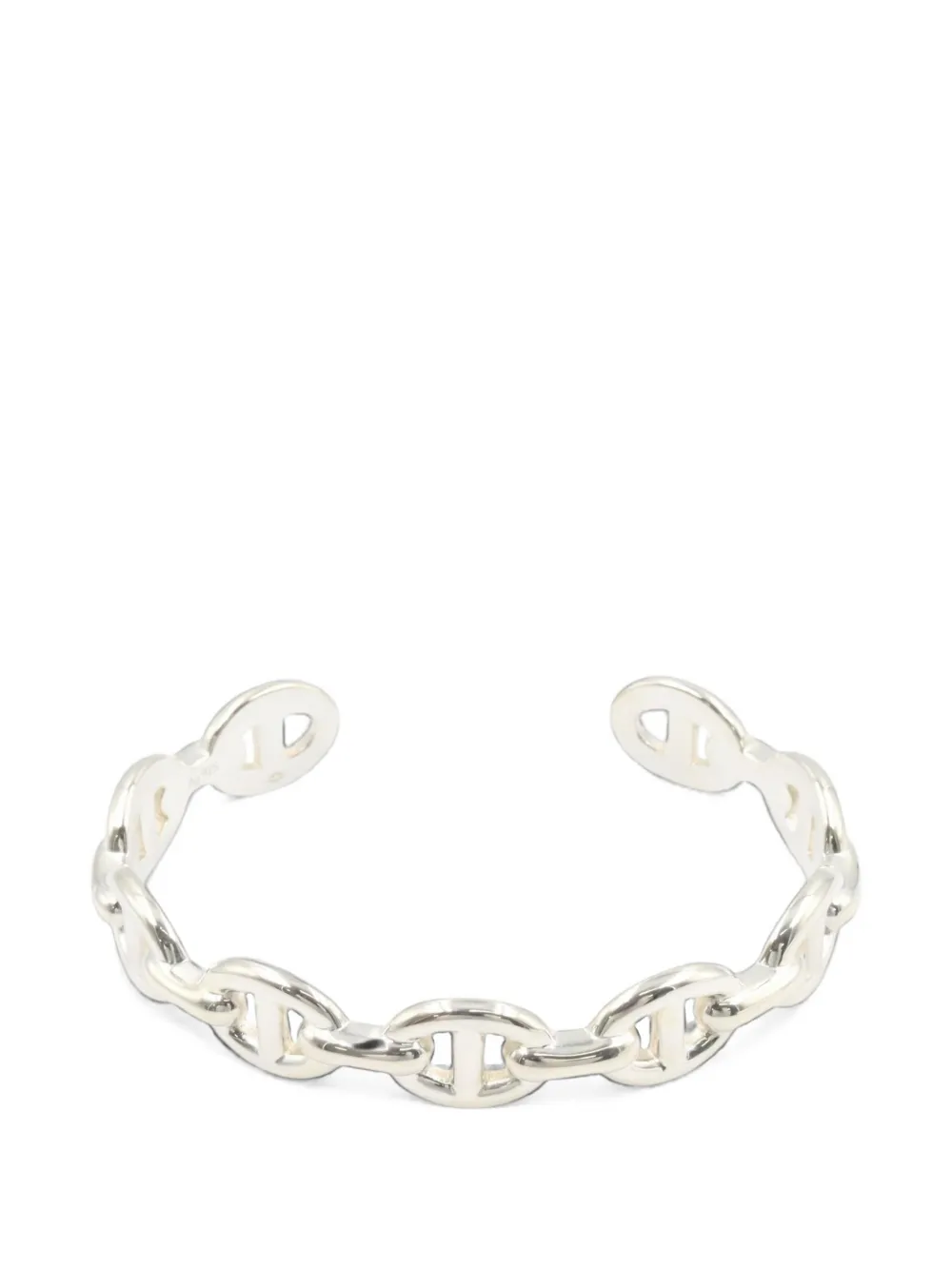 Hermès Pre-Owned bracelet chaîne d'Ancre Enchene (années 2010) - Argent Hermès Pre-Owned bracelet chaîne d'Ancre Enchene (années 2010) - Argent