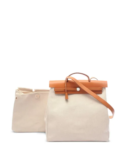 Hermès Pre-Owned 2002 MM Herbag tote bag