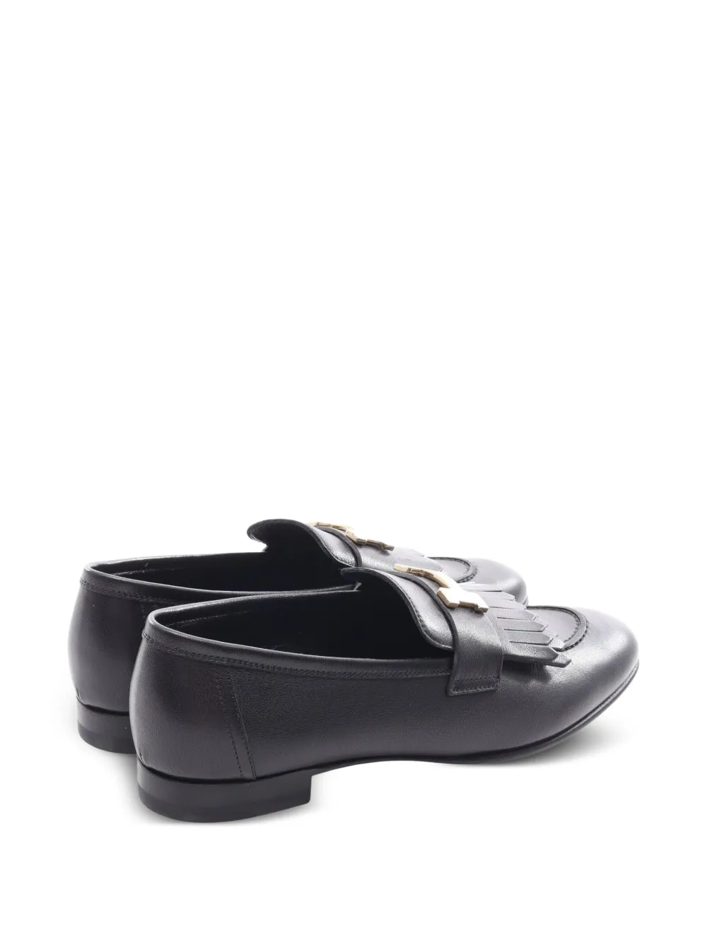 Hermès Pre-Owned mocassins Royale à franges (années 2020) - Noir Hermès Pre-Owned mocassins Royale à franges (années 2020) - Noir