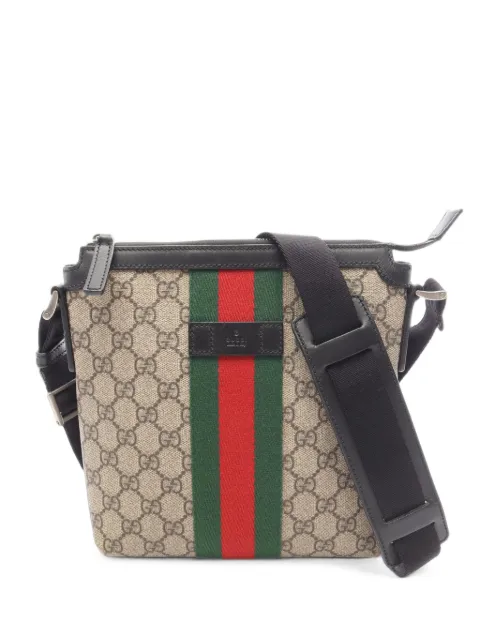 Gucci Pre-Owned 2000s GG Supreme Web messenger bag