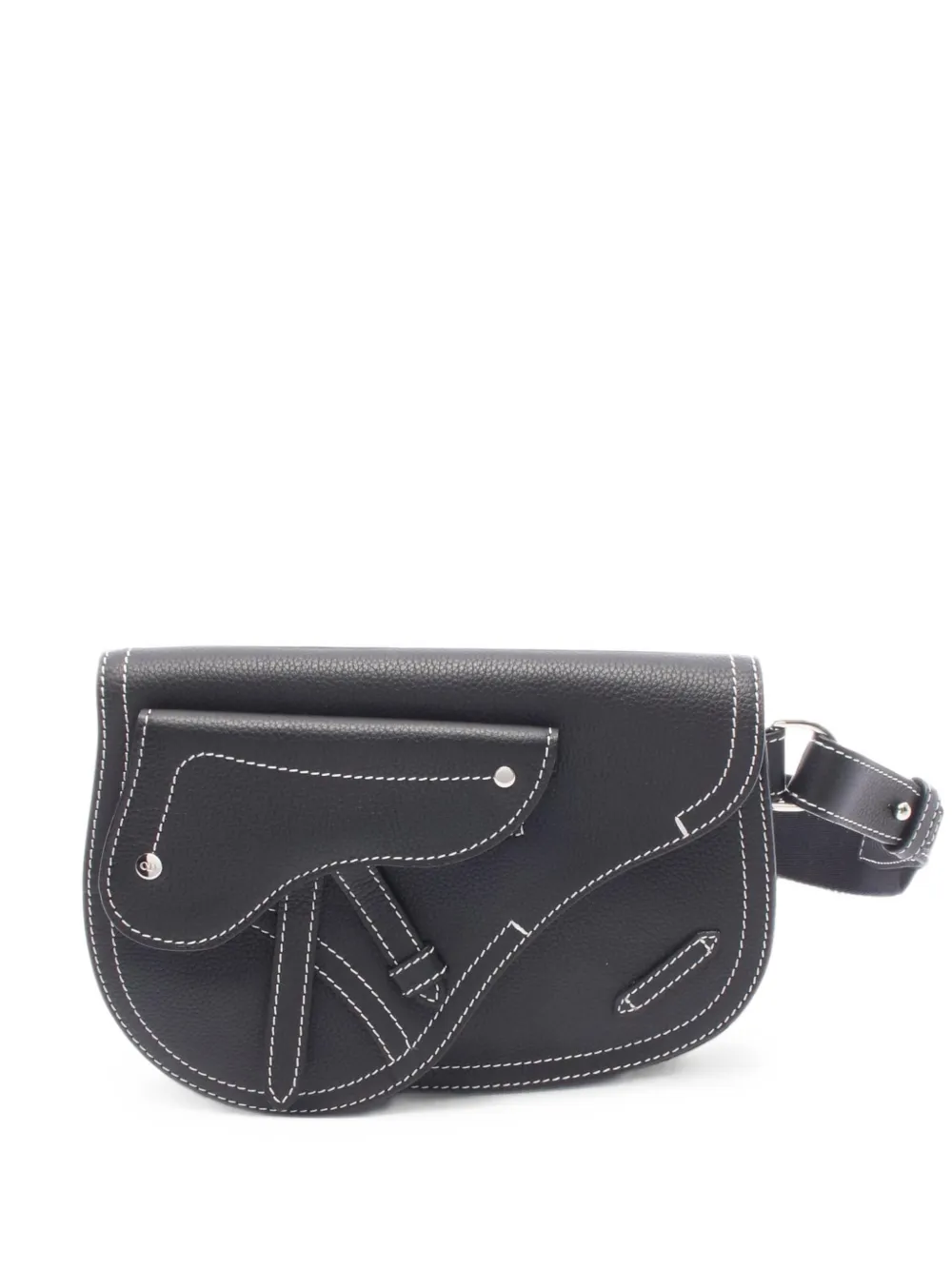 Christian Dior Pre-Owned sac banane Saddle (années 2010) - Noir Christian Dior Pre-Owned sac banane Saddle (années 2010) - Noir
