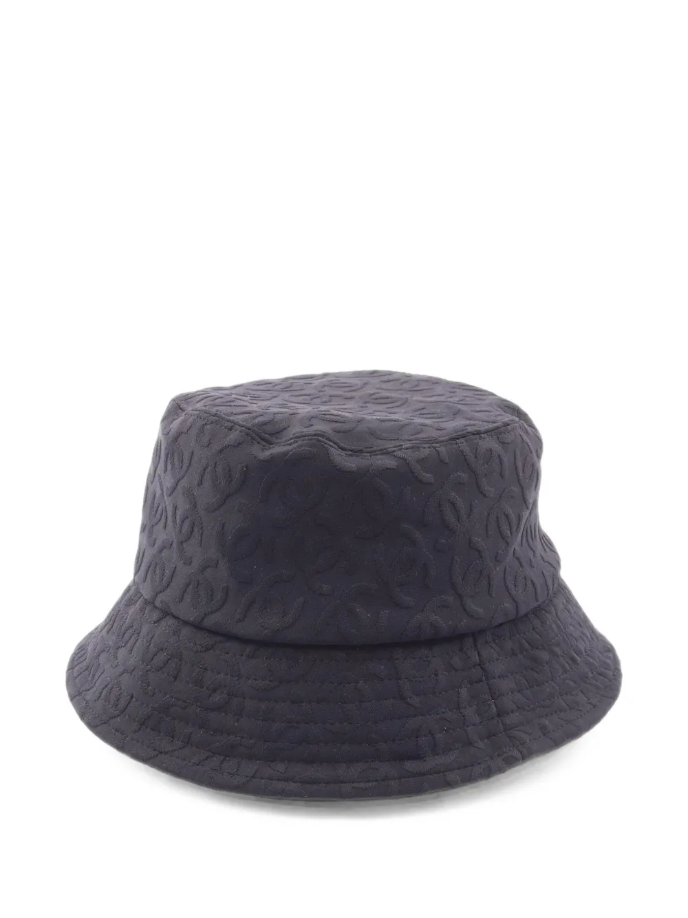 CHANEL Pre-Owned 1986-1988 Coco Mark bucket hat - Nero