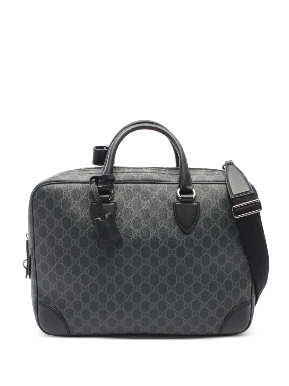 Gucci Pre-Owned 2010s GG Supreme briefcase - Grey