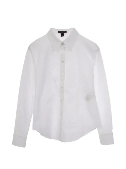 Louis Vuitton Pre-Owned 2010s monogram jacquard shirt