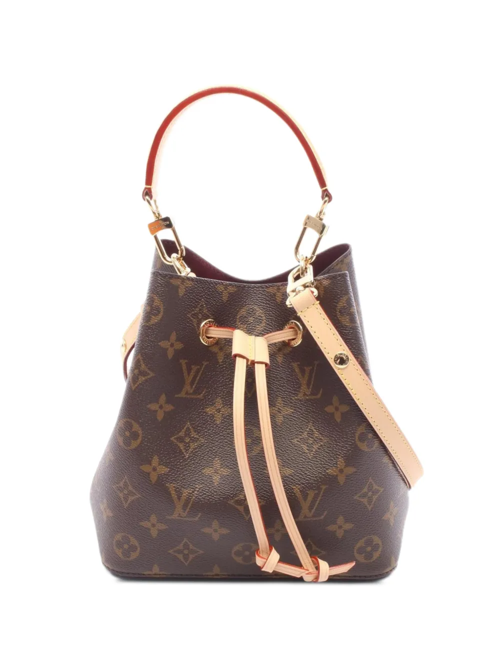 Louis Vuitton Pre-Owned 2010s NeoNoe BB monogram bucket bag - Marrone