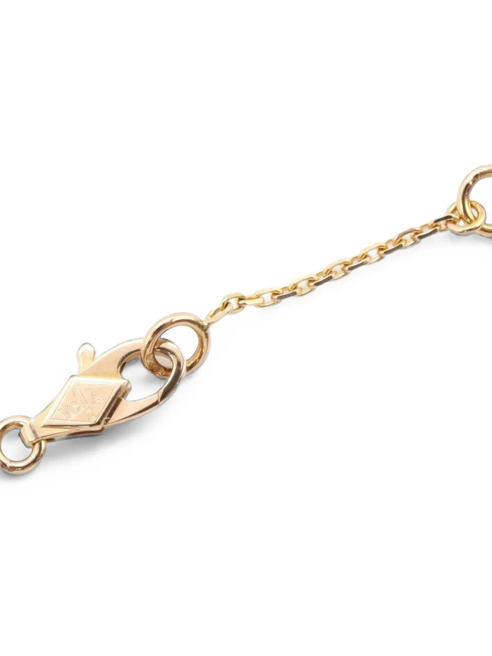 Van Cleef & Arpels Pre-owned 2010s Sweet Alhambra Heart Necklace in Gold, view 5