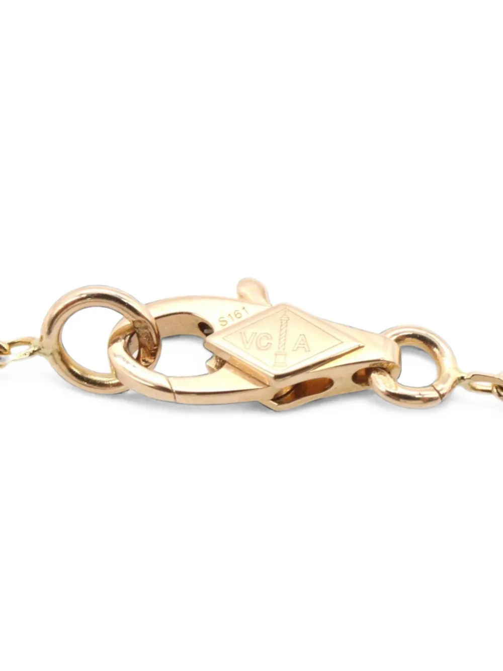Van Cleef & Arpels Pre-owned 2010s Sweet Alhambra Heart Necklace in Gold, view 3