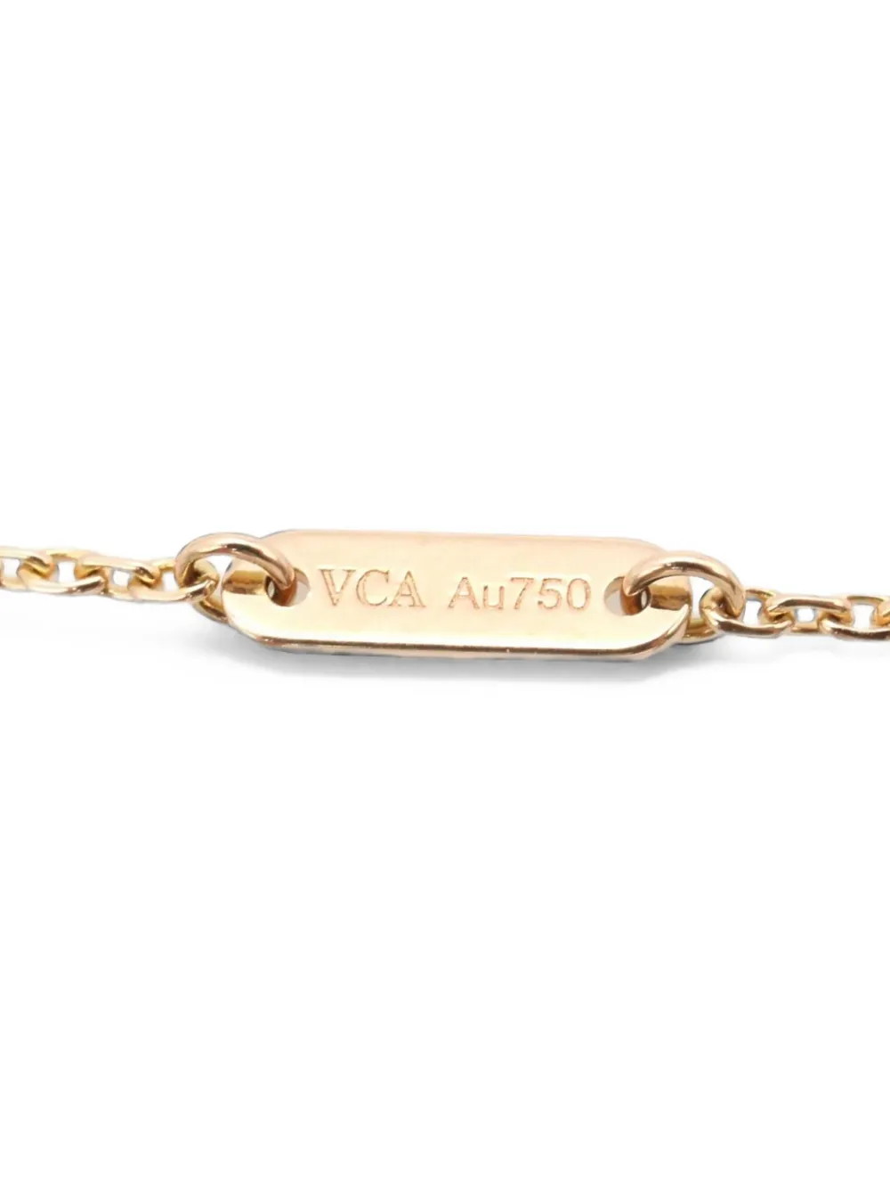 Van Cleef & Arpels Pre-owned 2010s Sweet Alhambra Heart Necklace in Gold, view 4