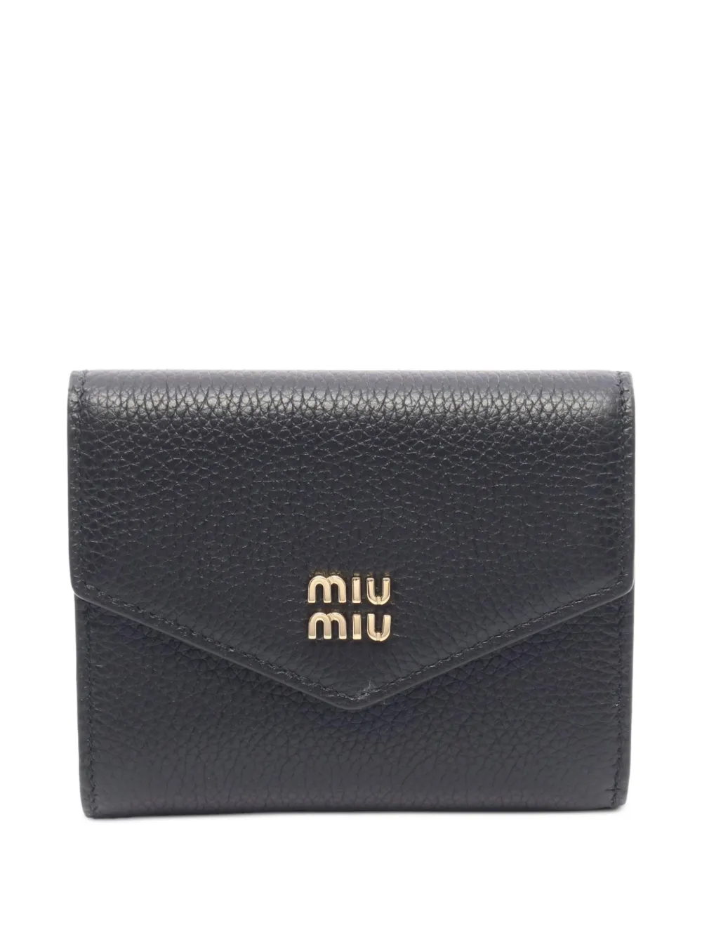 Miu Miu Pre-Owned 2020s Vit Daino wallet - Nero