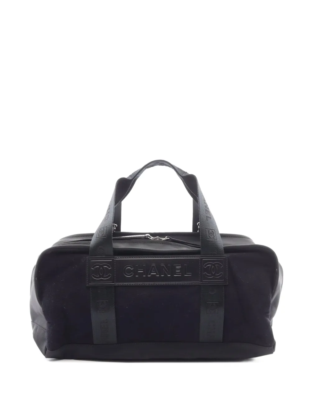CHANEL Pre-Owned 2004-2005 mini Sports Line tavel bag - Nero