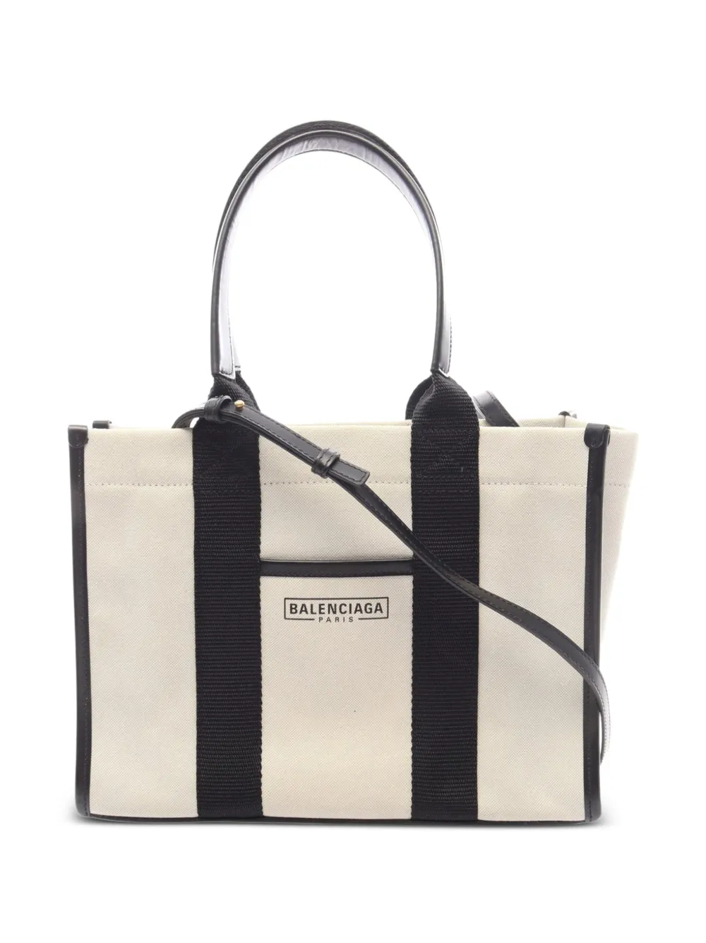 Balenciaga Pre-Owned 2000s Canvas-Hardware-Tote Bag - Nude